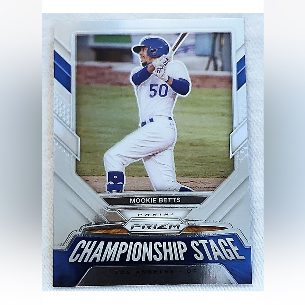Mookie Betts 2021 Panini Prizm Los Angeles Dodgers Baseball Card